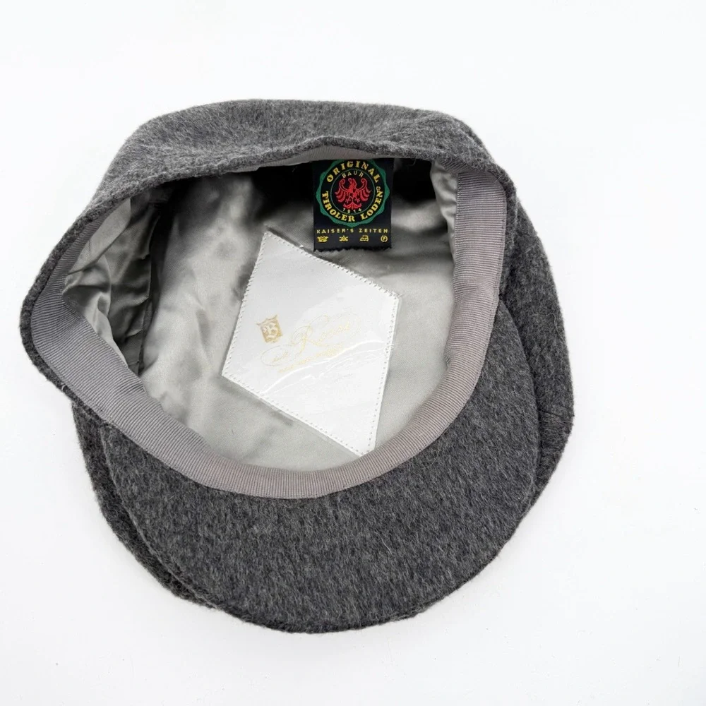 Loden City Sport Original Tiroler Men's Hat Vintage Grey Wool